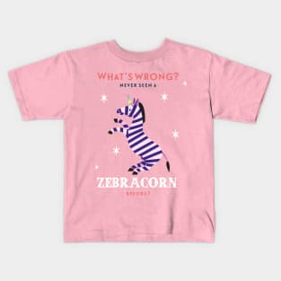 Never seen a Zebracorn before? Kids T-Shirt